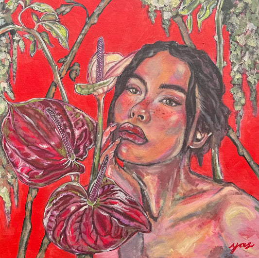 Woman in Red